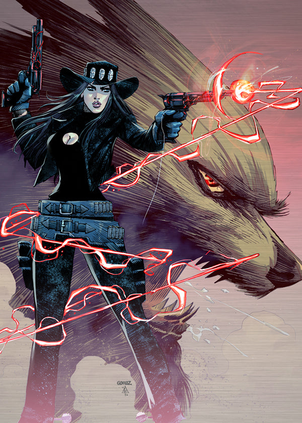Lady Gunfighter: Mad Wulf Metallicard (BP Edition!)