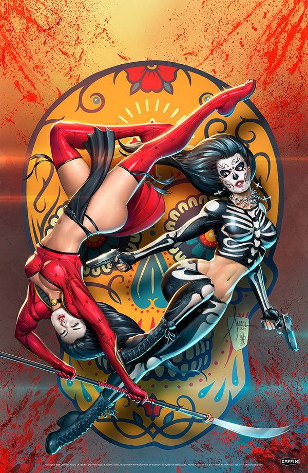 La Muerta vs. Shi 11x17" Print