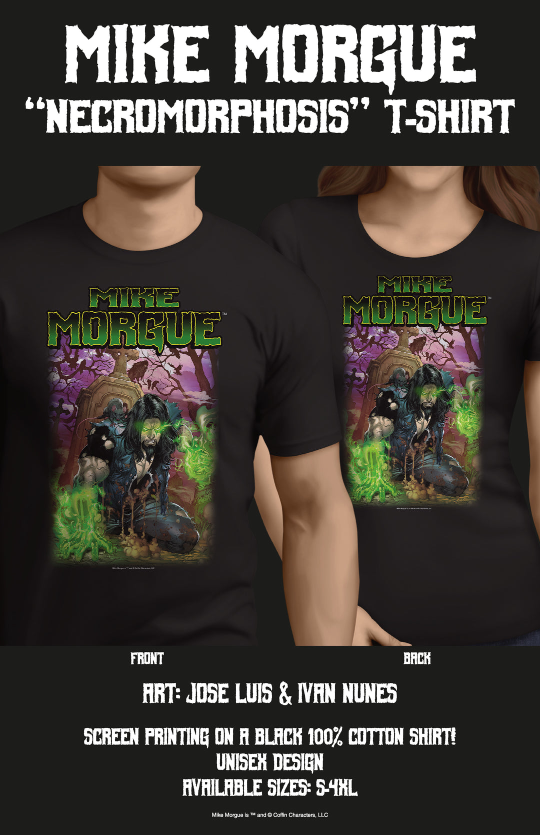 Mike Morgue: Necromorphosis T-Shirt
