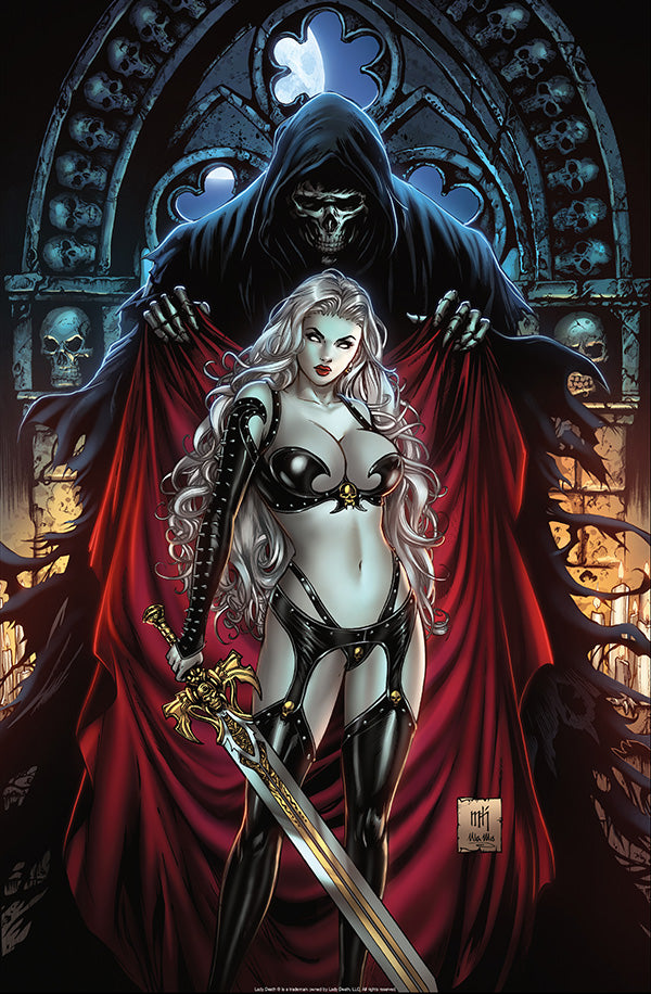Lady Death: Cryptic 11x17" Print